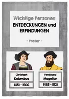 Vorschau - Poster - Materialpaket Frühe Neuzeit - Entdecker und Erfinder - - Seite 1