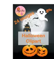 Vorschau - selbst erstellte Cliparts/Grafiken - Halloween Clipart 24 Bilder - Deckblatt