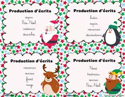 Aperçu - Feuilles d'exercices - Production d'écrits de Noël - Page 1