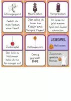 Vorschau - Spiele - Lesespiel Zusammengesetzte Nomen "Halloween" 🎃 - Seite 3