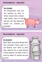 Vorschau - Aufgabenkarten - Abschreibkartei Bauernhof für Klassen 2 und 3 - Seite 3