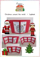 Vorschau - Arbeitsblätter - Christmas around the world – Interaktives Lapbook zur Weihnachtstraditionen (Englisch / Klasse 4) - Deckblatt