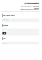 Vorschau - Arbeitsblätter - Differenzierte Lernkarte Neurobiologie - Seite 1
