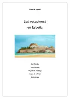 Vorschau - Arbeitsblätter - Las vacaciones en España - Vocabulario y ejercicios - Deckblatt
