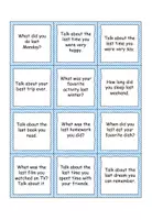 Vorschau - Aufgabenkarten - Conversation Prompts - The Past - Seite 2