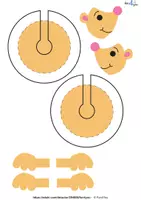 Vorschau - Mal- und Bastelvorlagen - Igel - Bastelanleitung - Kunst - Seite 2