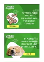 Vorschau - Arbeitsblätter - Unser Schulhund Regeln für die Wand (Lehrerin) - Seite 1