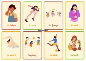 Aperçu - Cartes / Images - Flashcards sur les verbes anglais! - Page 3