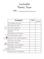 Vorschau - Arbeitsblätter - Werkstatt Feuer/Feuerwehr plus interaktives Material - Deckblatt