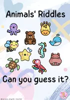 Vista previa - Juegos / Gamificación - ANIMALS' RIDDLES: SET 1 - página 1
