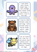 Vista previa - Juegos / Gamificación - ANIMALS' RIDDLES: SET 1 - página 2