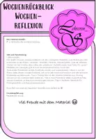 Vorschau - Anderer Materialtyp - Wochenrückblick / Wochenreflexion - Seite 1