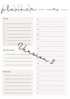 Vorschau - Anderer Materialtyp - Tages- und Wochenplaner - digital & ausdruckbar - undatiert - mit BLANKOS - beige - Seite 2