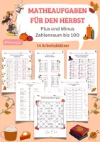 Vorschau - Arbeitsblätter - HERBSTLICHE MATHEAUFGABEN - ZR 100 - Plus und Minus - Deckblatt