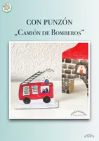 Vista previa - Hojas de trabajo - CAMIÓN DE BOMBEROS con punzón (cortar, colorear) - Portada