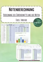 Vorschau - Lehrpläne/Lehrermaterial - Notenberechnung - Vorlage - Deckblatt