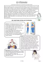 Vorschau - Arbeitsblätter - "Ess-Störungen" Arbeitsblatt mit Merktext und Fragenkatalog + Selbsttest - Seite 1