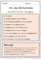 Vorschau - Unterrichtsreihen - Rechtschreibung / LERNWÖRTER b oder p / Deutsch / Diktat / Stationenlernen / FRESCH - Seite 3