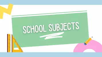 Vista previa - Hojas de trabajo - School subjects: vocabulary poster + activity - página 2
