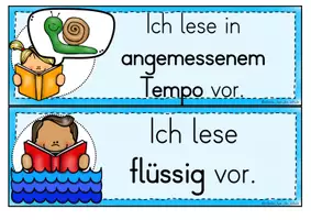 Vorschau - Poster - Vorlesekriterien - Tafelmaterial und Merkblatt: So werde ich zum Vorlesestar - Seite 2