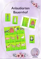 Vorschau - Bildkarten - Anlautkarten Bauernhof (Anlautkasten) - Deckblatt