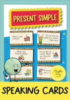 Vista previa - Refuerzo / NEE / Materiales de apoyo - Present Simple Speaking Cards; 39 tarjetas de conversación (Inglés) - Portada