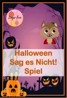 Vorschau - Spiele - Halloween Sag es Nicht Spiel für DaF - Deckblatt