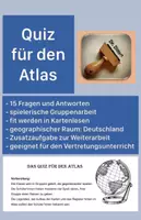 Vorschau - Stundenentwürfe - FREEBIE! Atlasarbeit: Quiz für den Atlas (spielerische Gruppenarbeit, Erdkunde) - Deckblatt