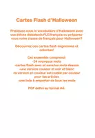 Aperçu - Cartes / Images - Cartes Flash Vocabulaire d'Halloween pour FLE - Page 1