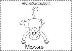 Vista previa - Manualidades / Dibujos para colorear - FICHAS DIAS DE LA SEMANA - página 2