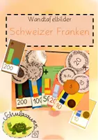 Vorschau - Poster - Cliparts Schweizer Geld Wandtafelmaterial - Deckblatt