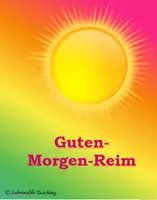 Vorschau - Fördermaterial/Inklusion - Guten-Morgen-Reim - passend für jedes Klassenmotto - Deckblatt