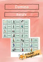 Vorschau - Spiele - Domino "Berufe" - Deckblatt