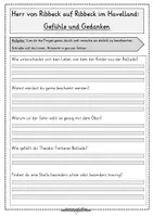 Vorschau - Arbeitsblätter - Arbeitsblatt - Herr von Ribbeck - Reflexion - Seite 2