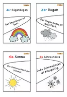 Vorschau - Spiele - Lesepuzzle "Wetter" - Seite 1