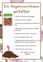 Vorschau - Arbeitsblätter - Regenwurmhaus bauen - Seite 1
