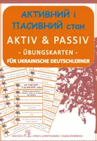 Vorschau - Aufgabenkarten - DaF / DaZ Ukrainisch: Aktiv und Passiv Herbst - Übungskarten - Deckblatt