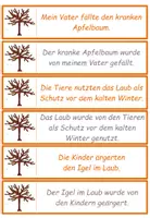 Vorschau - Aufgabenkarten - DaF / DaZ Ukrainisch: Aktiv und Passiv Herbst - Übungskarten - Seite 3