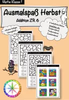 Vorschau - Arbeitsblätter - Ausmalspaß - Addition ZR 6 (Klasse 1) - Deckblatt