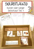Vorschau - Anderer Materialtyp - Kurzer oder langer Selbstlaut allgemein - Deckblatt