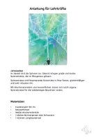 Vorschau - Mal- und Bastelvorlagen - Kunst Herbst, Spinnennetz mit Wasserfarben, Grundschule - Seite 1