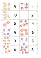 Vorschau - Spiele - Herbstliches Mengen Domino und Merkspiel - Seite 3