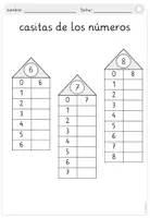 Vista previa - Unidades / Secuencias / Situaciones de Aprendizaje - CASITAS DE LOS NÚMEROS descomposición numérica rango de números 10 - página 3