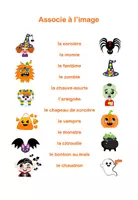 Aperçu - Feuilles d'exercices - Exercises de Lecture d'Halloween pour FLE - Page 3