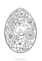 Vista previa - Manualidades / Dibujos para colorear - HUEVOS DE PASCUA - Proyecto artístico - página 2