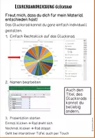 Vorschau - Interaktives Material - Personalisierbares Glücksrad für interaktive Tafel oder Whiteboard - Deckblatt