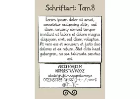 Vorschau - selbst erstellte Schriftarten - Materialpaket "Schriftarten" (privat und kommerziell einsetzbar) - Seite 3