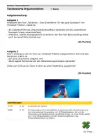 Vorschau - Klassenarbeiten - Fairphone - Klassenarbeit - Klausur mit EHZ - Sachtextanalyse -textgebundene Erörterung, Kommentar - Argumentation - Seite 2