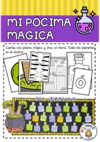 Vista previa - Hojas de trabajo - Halloween pócima mágica - Portada