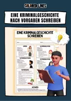 Vorschau - Arbeitsblätter - Eine Kriminalgeschichte nach Vorgaben schreiben - Deckblatt